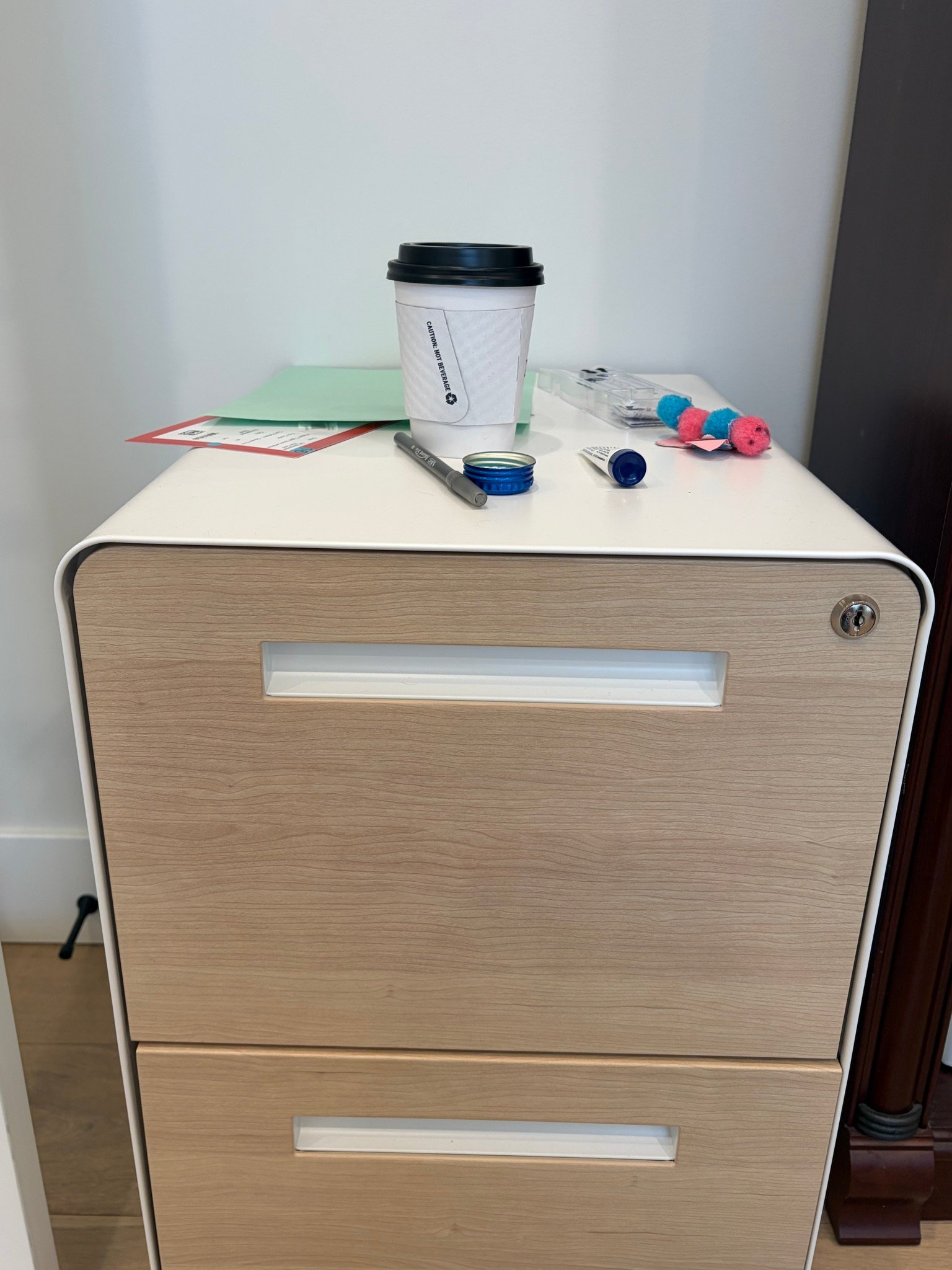 Cluttered room before decluttering